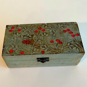 Carved Wooden Box